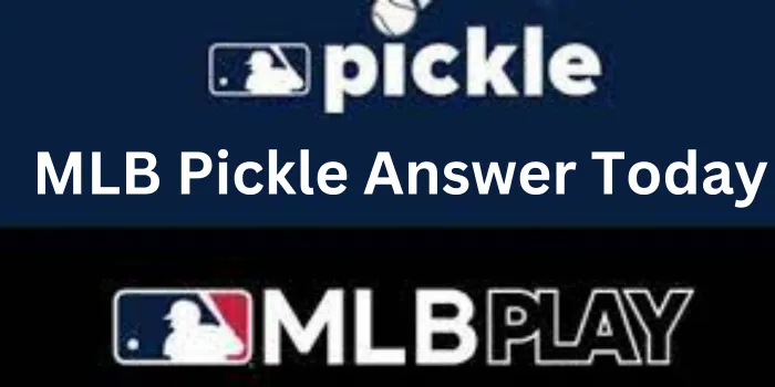 MLB Pickle Answer